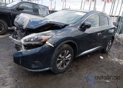 2018 Nissan Murano Sv z USA, uszkodzony, nr VIN 5N1AZ2MH9JN104055